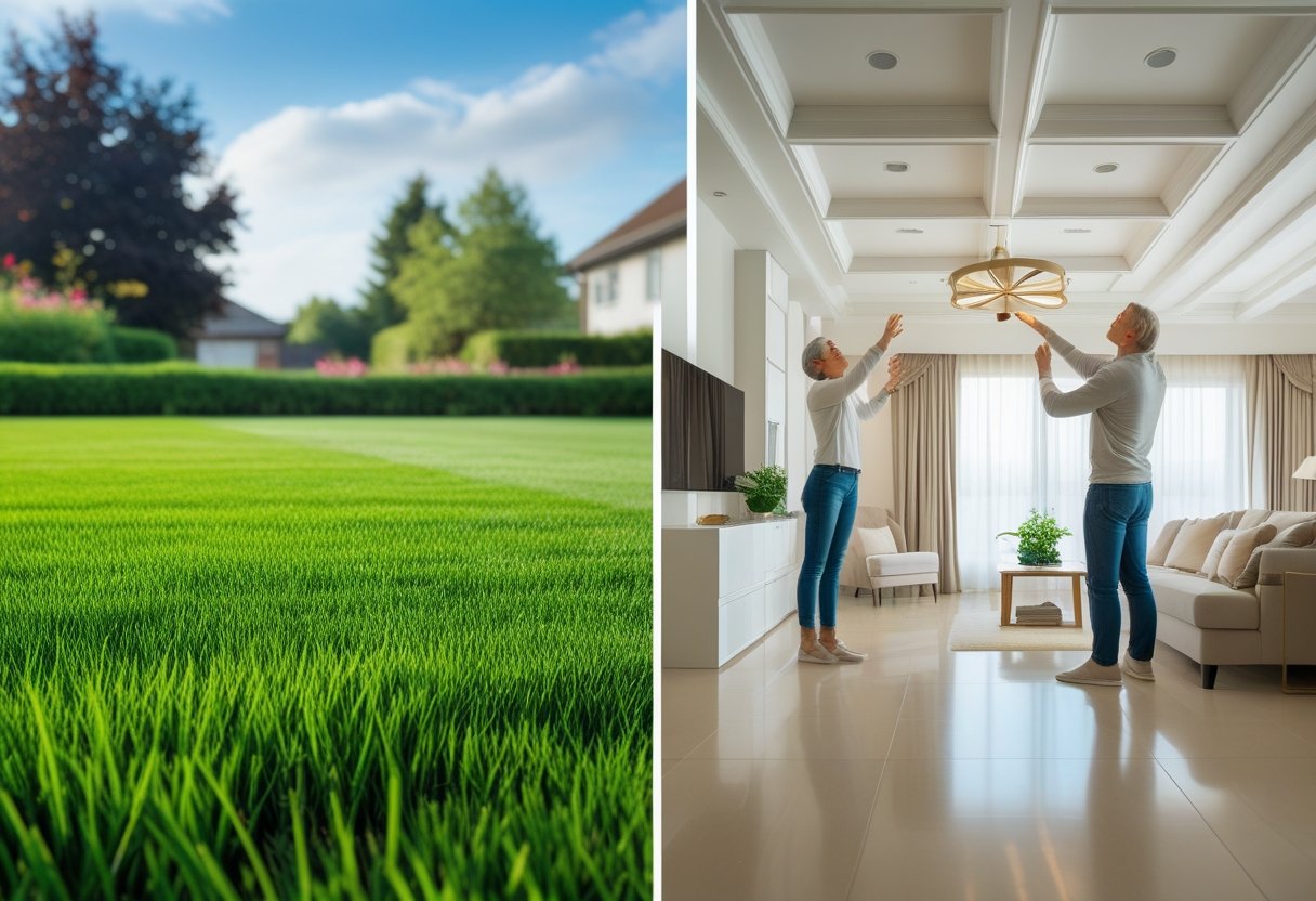 Saadan faar du en smuk graesplaene og et flot loft derhjemme