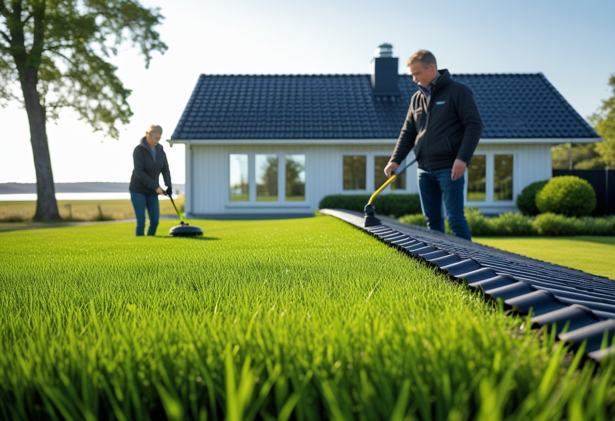 Sadan far du en sund graesplaene og et holdbart tag i Nordjylland